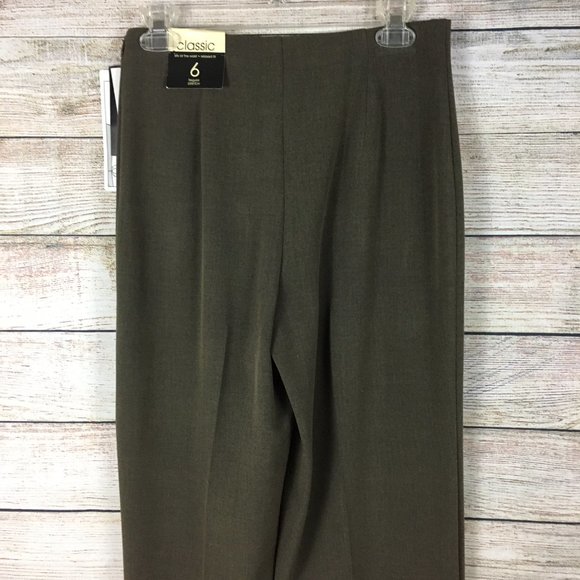Tribella Classic Comfort Waist Dress Slacks - Picture 7 of 12